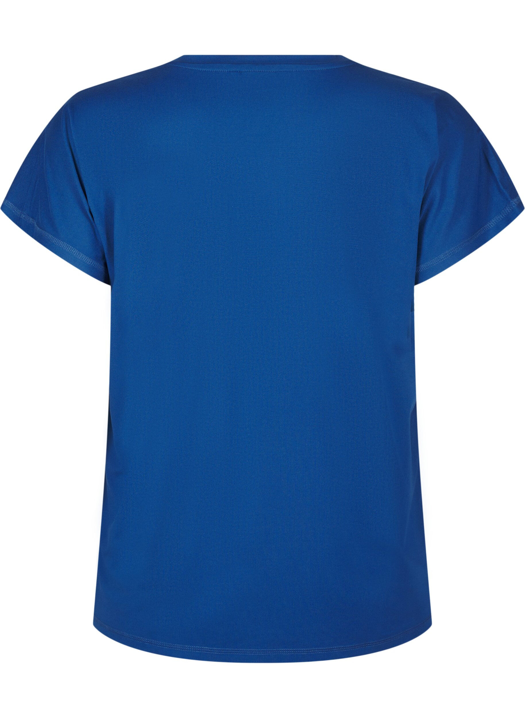 Ensfarvet trænings t-shirt