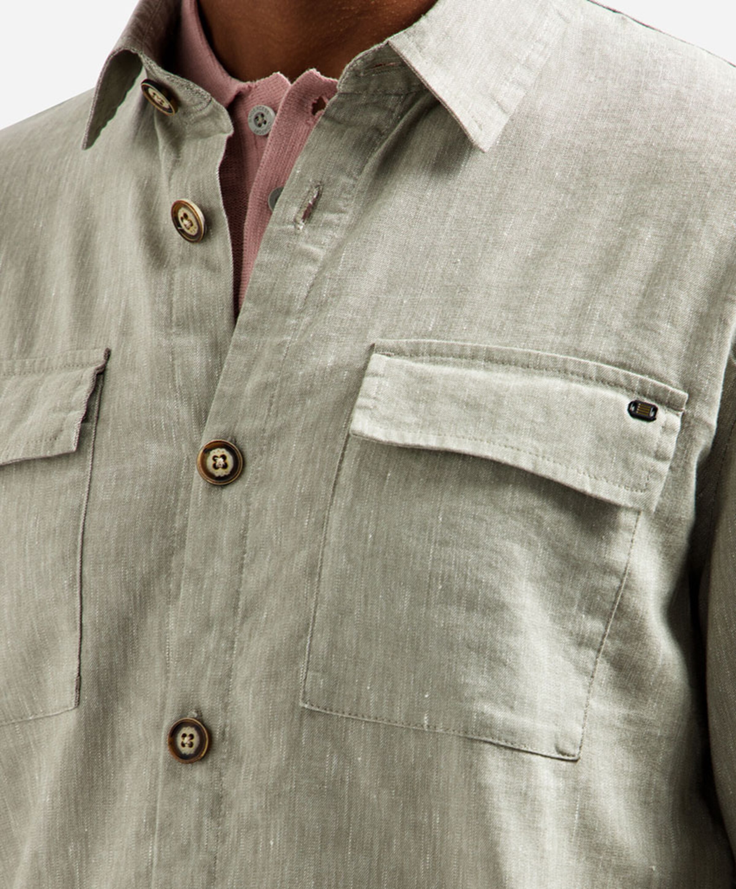 No Excess Heren overshirt beige