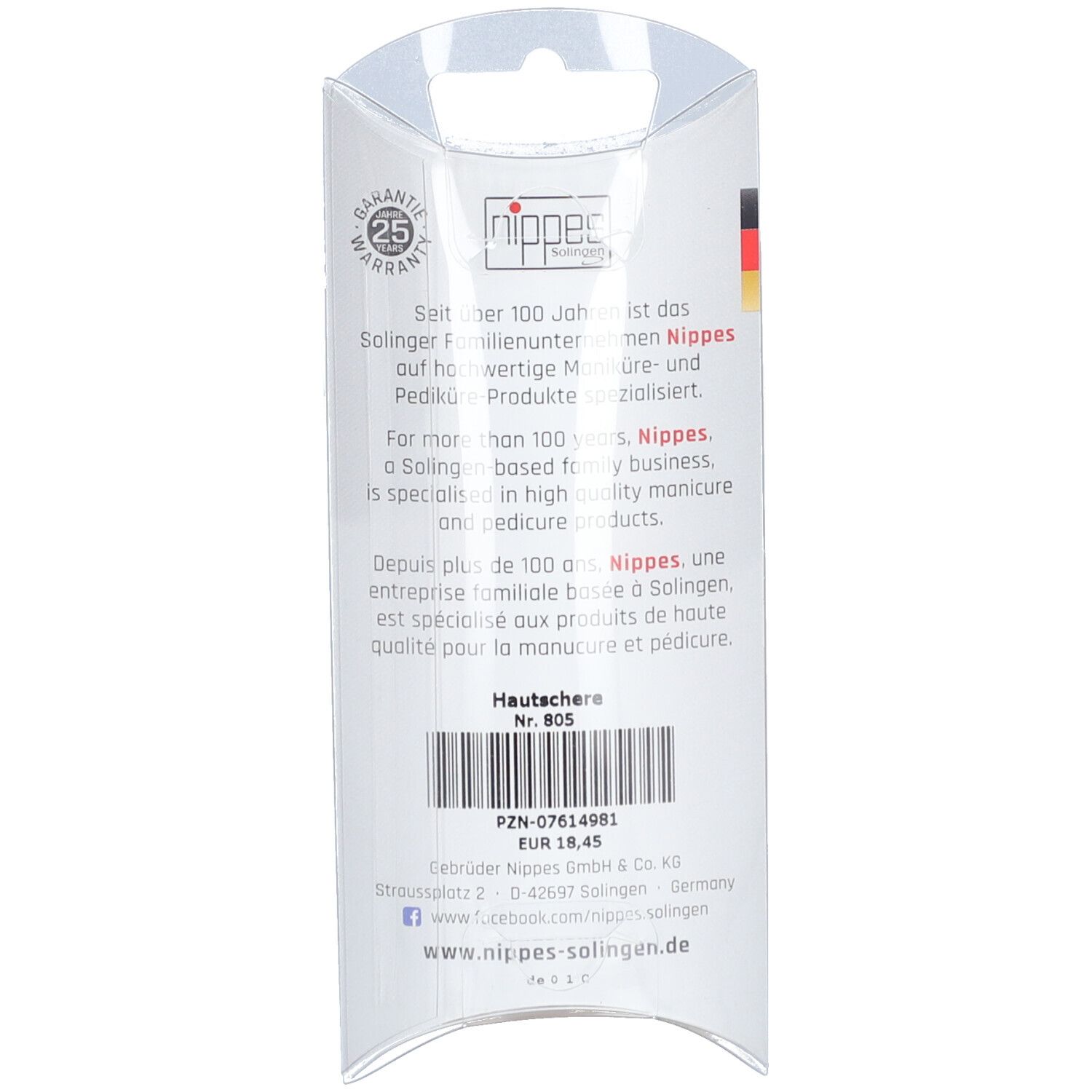 Nippes Nagelschere