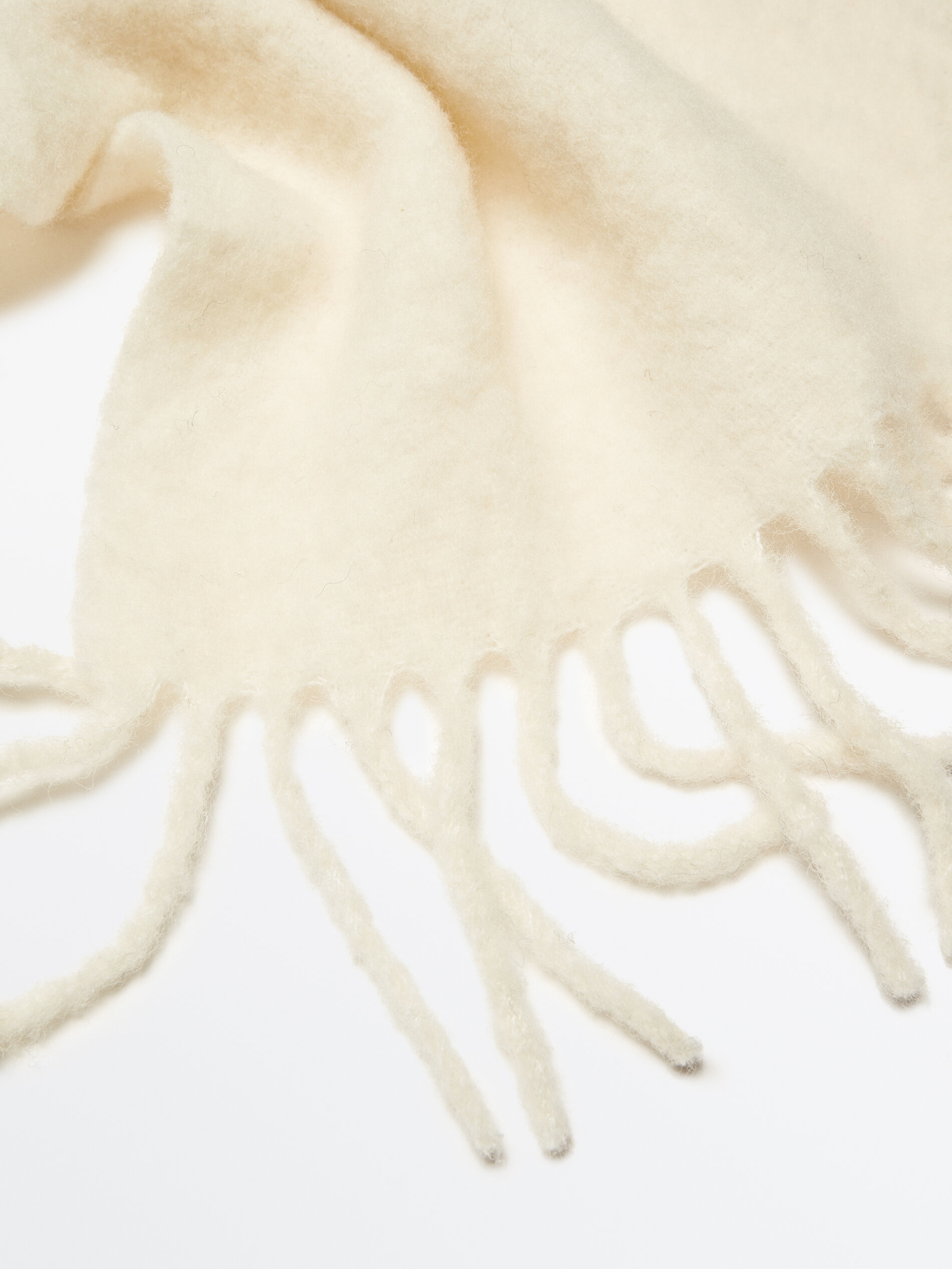 Lenço tie-dye com detalhe de franja - RAW