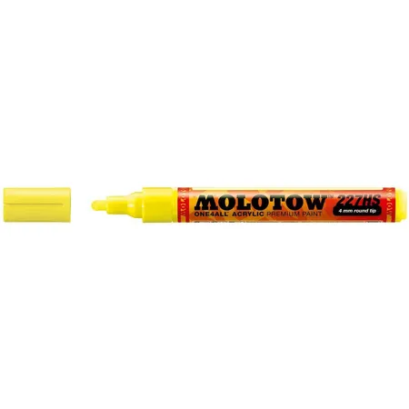 Molotow Permanentmarker ONE4ALL 227 HS, nachfüllbar, 4 mm, neongelb fluor