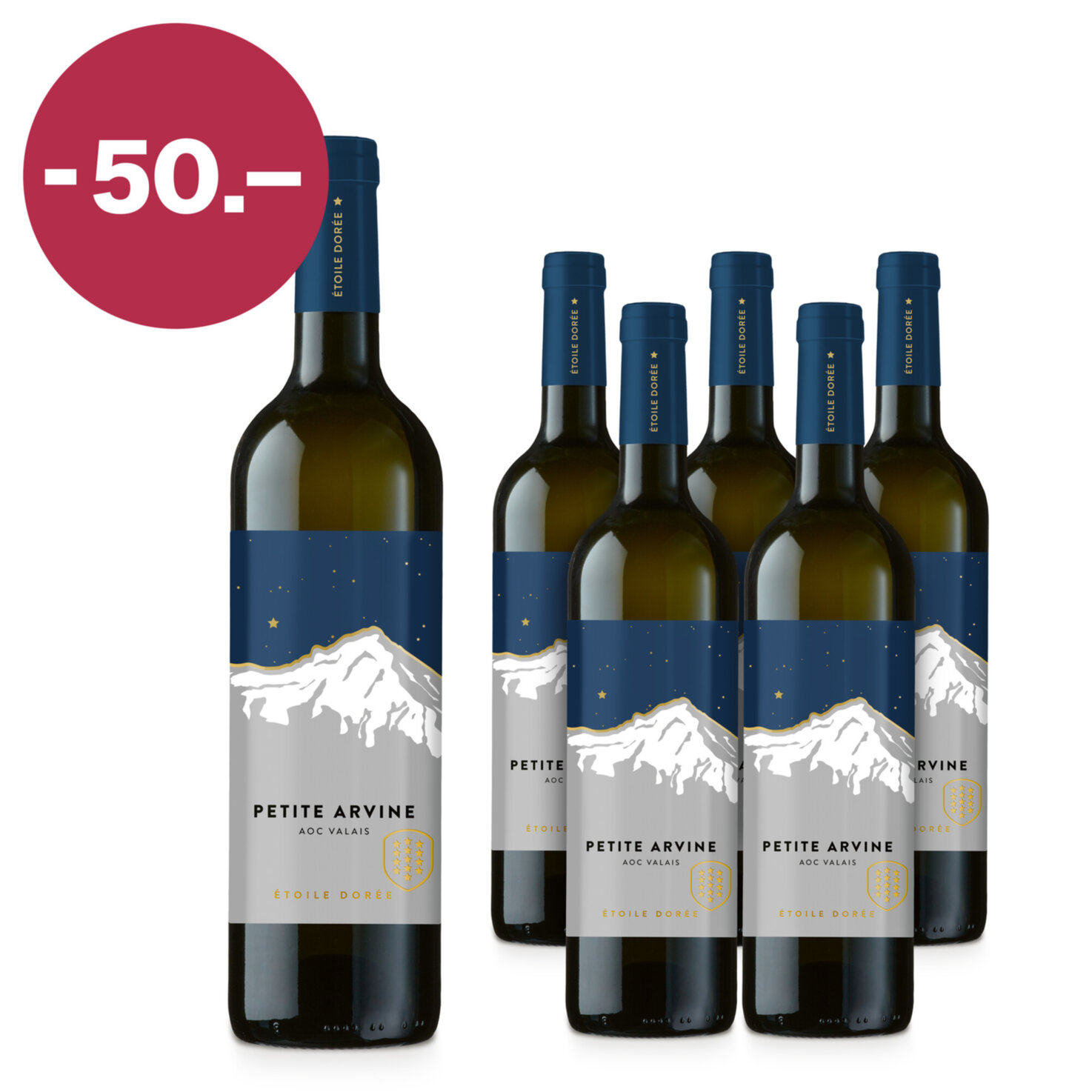 Valais AOC Petite Arvine Etoile Dorée 6x75cl -450cl