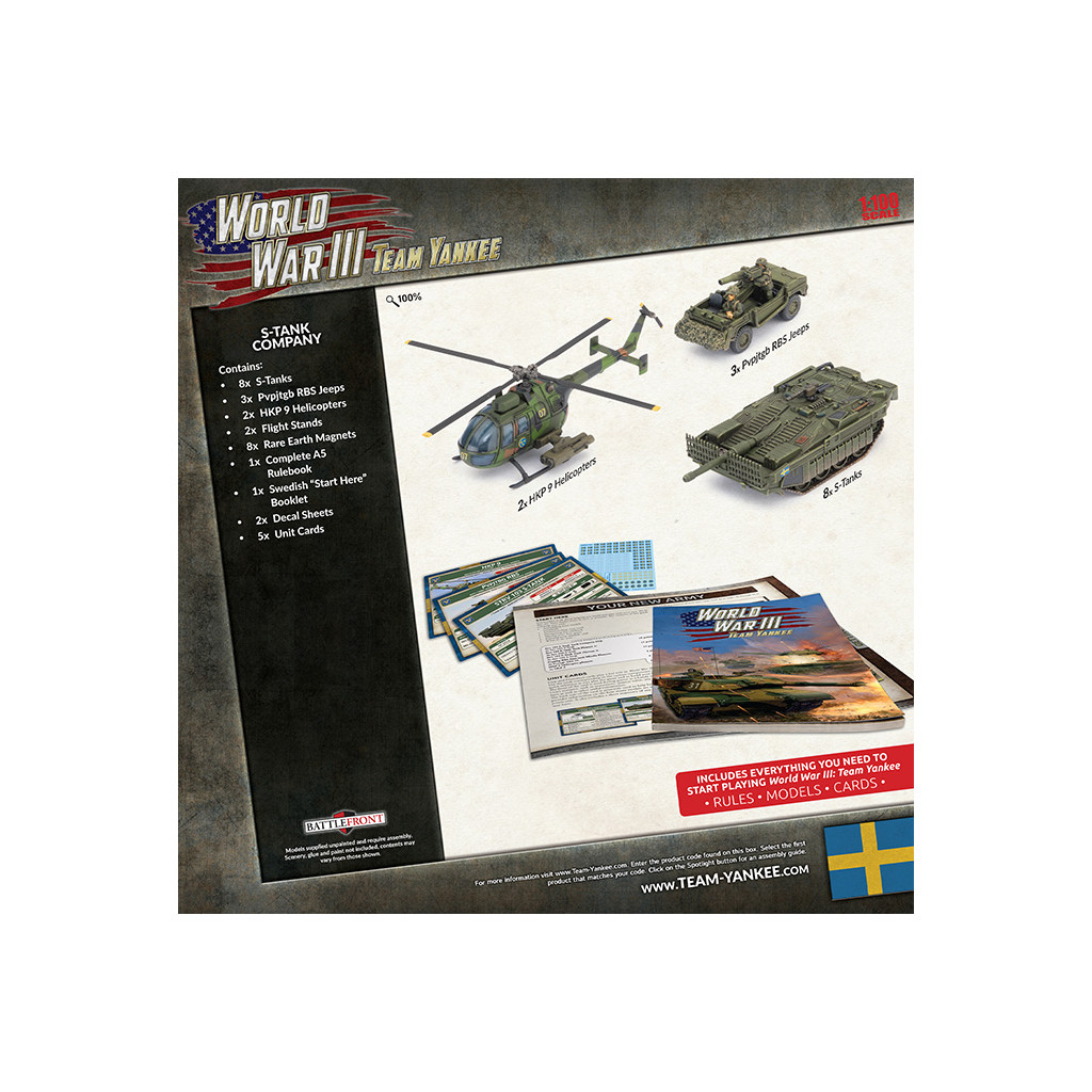 Team Yankee - WWIII: Swedish S-Tank Company Starter Force