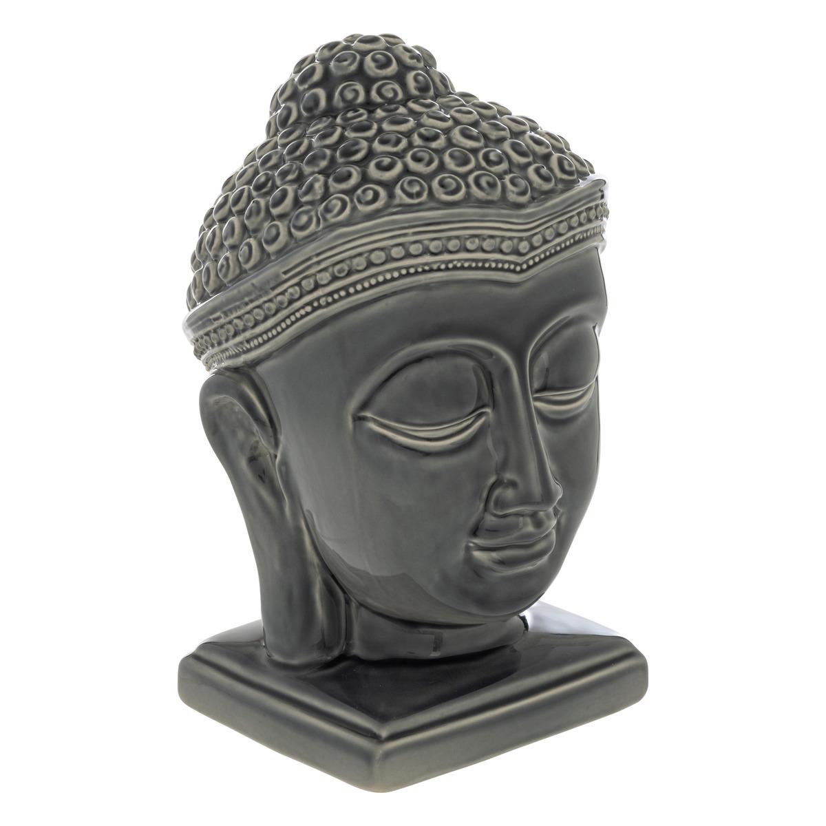 TETE BOUDDHA CERAMIQUE YOLA H.22.5CM