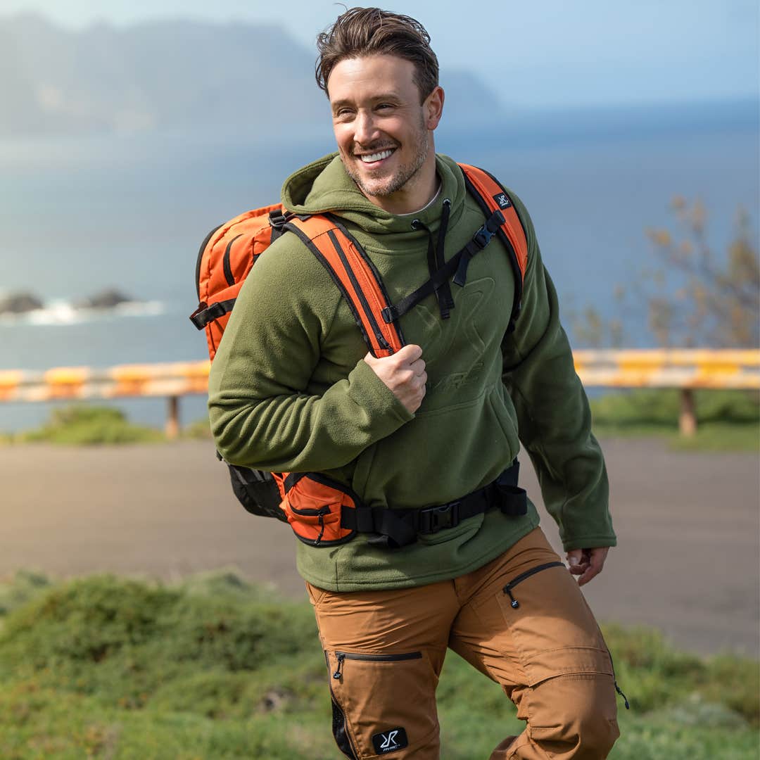 Polar Fleece Hoodie Herre Cypress