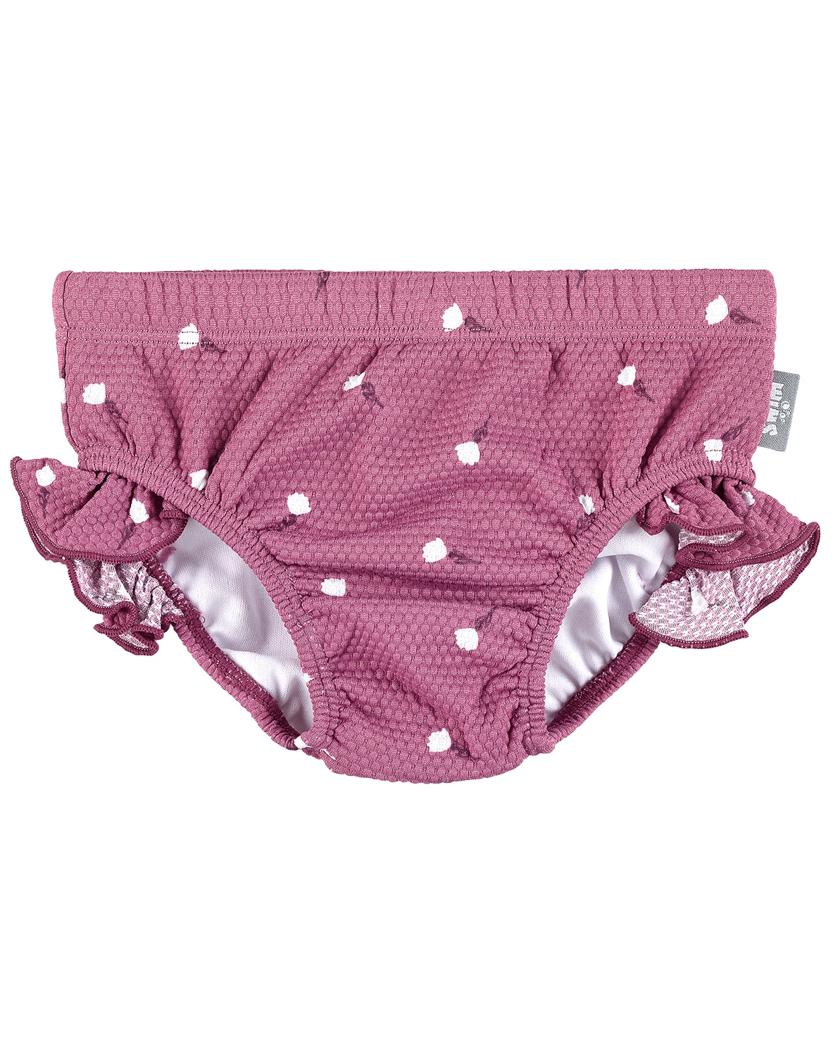 Badehose BLUMEN in purpur