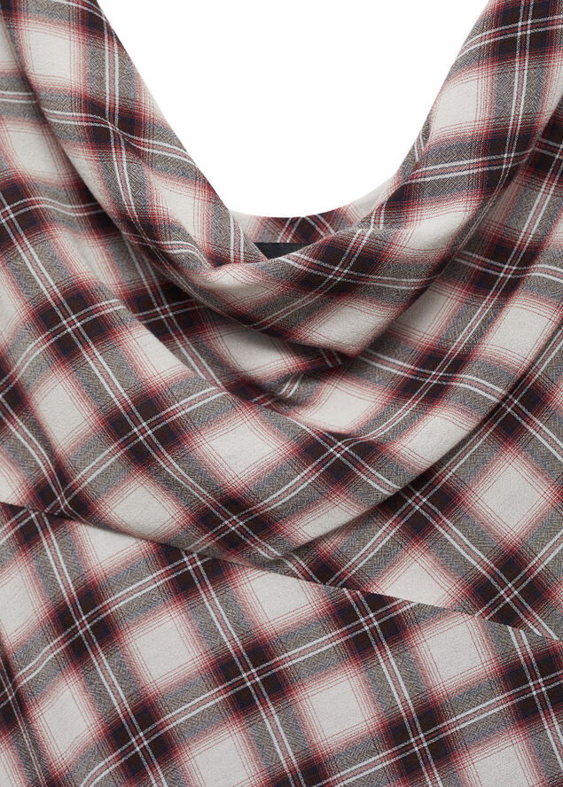 MANGO Check-print midi-dress 76