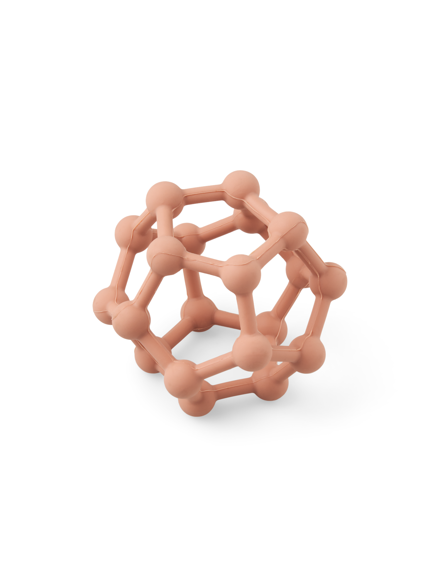 Bidering | Silikone. 7 cm. | Coral