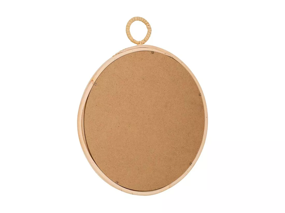 Miroir en bambou marron 37/35x02h