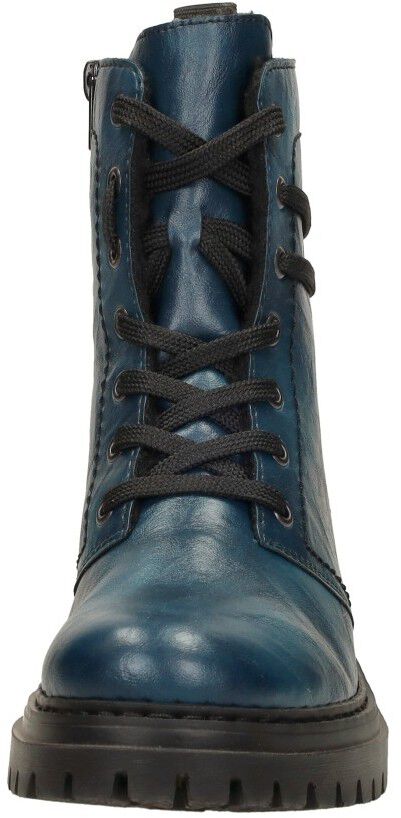 Rieker Veterschoenen Hoog petrol