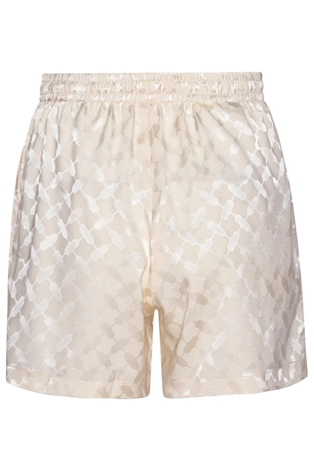 Karmamia Jude Shorts ivory keffiyeh jacquard