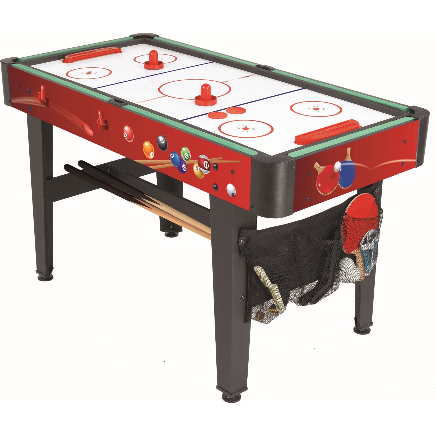 Carromco MULTIFUNKTIONSTISCH MULTIFUN-XT, 14in1, TELESCOPSTANGEN