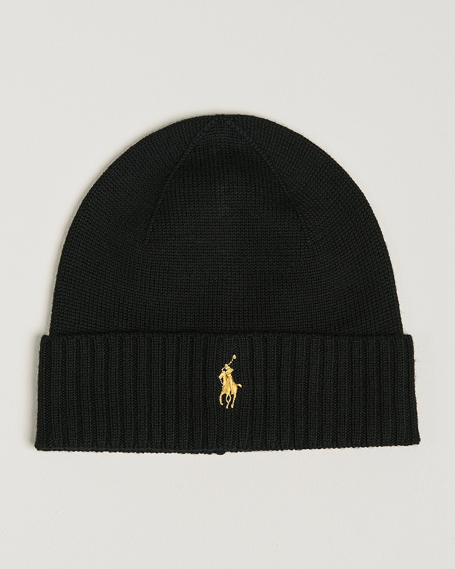 Polo Ralph Lauren Merino Beanie Polo Black