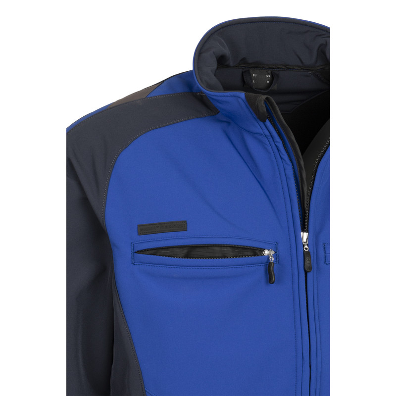 MASCOT® Dresden softshell jack S korenblauw/ marineblauw