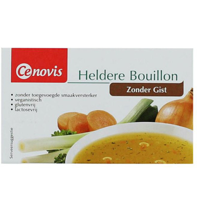 Cenovis Heldere Bouillon Gistvrijtabletten (88 gr)