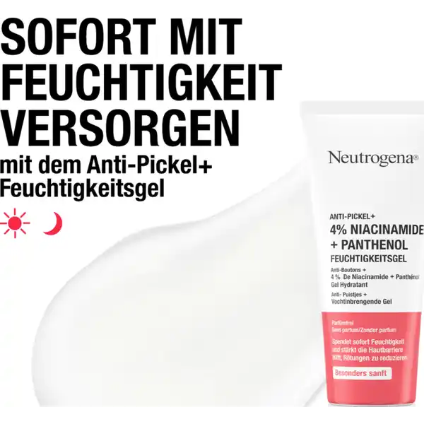 Anti-Pickel+ Feuchtigkeitsgel 4% Niacinamide + Panthenol