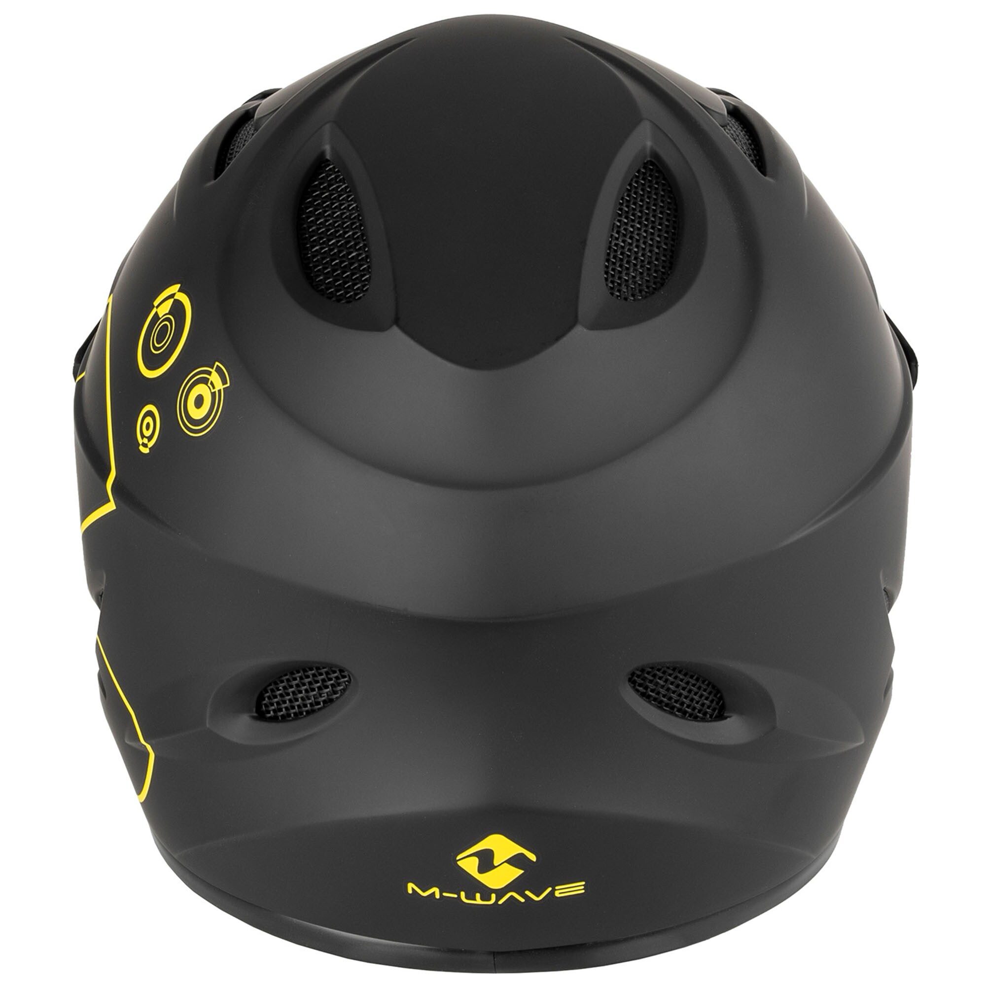 M-Wave Fall Out Fahrradhelm BMX MTB Fahrrad Helm Downhill Fullface Größe L 57-61 cm