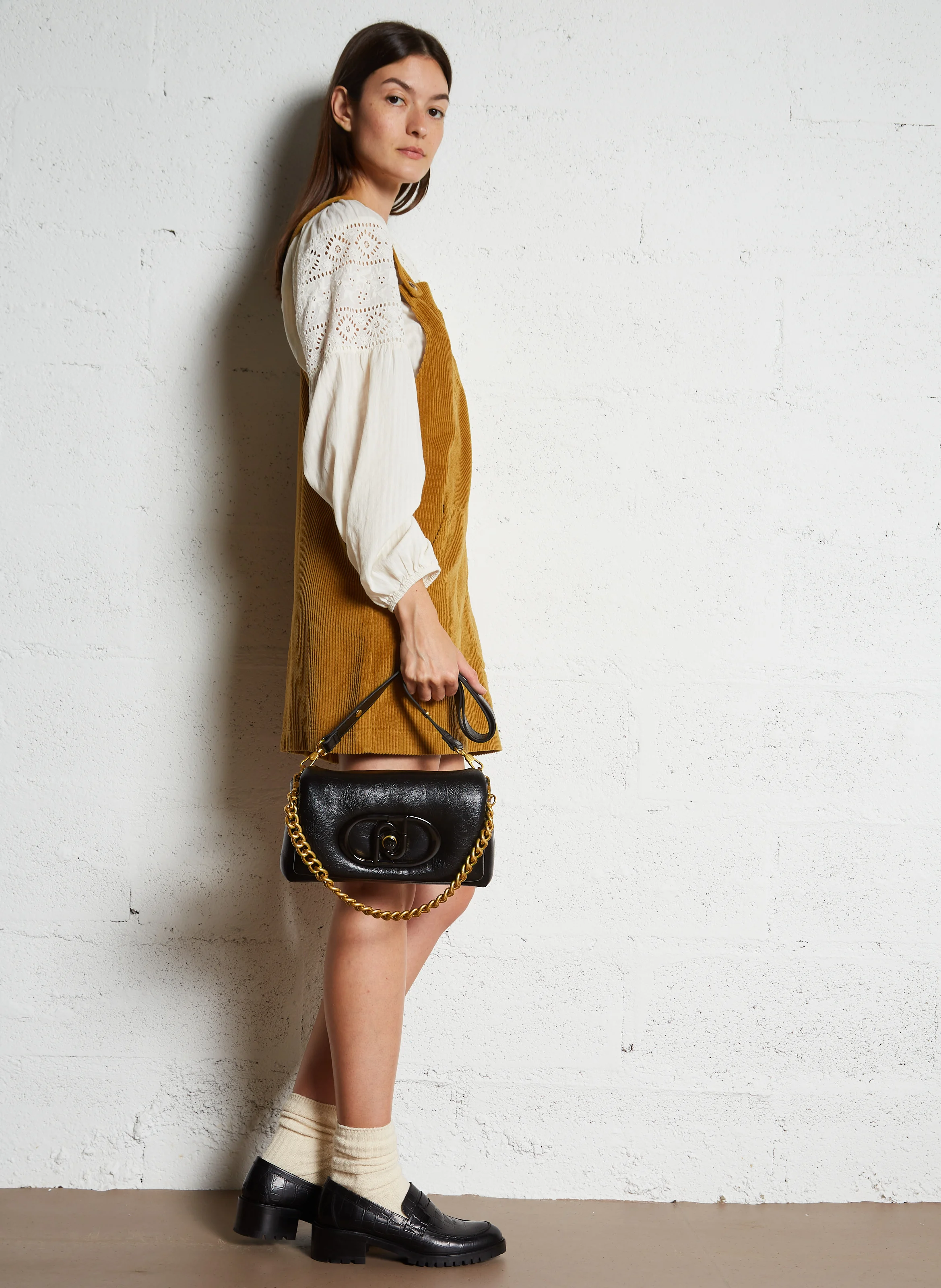Sac effet cuir | Noir