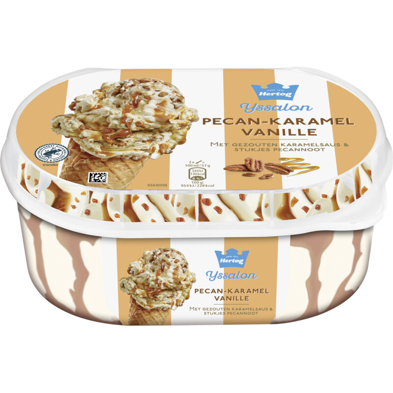 Hertog Ijssalon pecan-karamel vanille