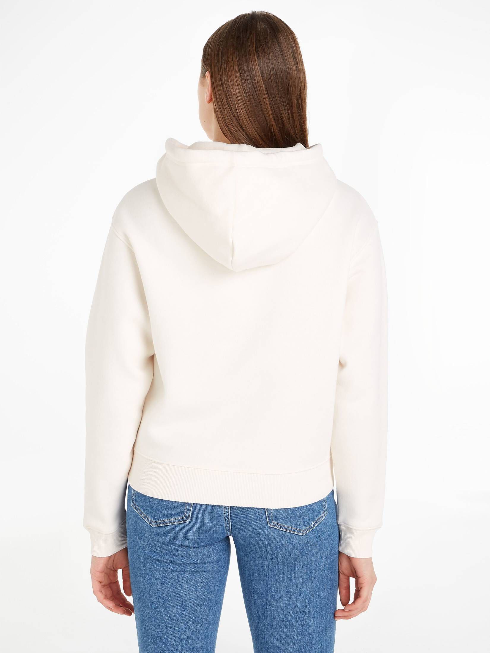 Tommy Hilfiger| Damen Sweatshirt REG VARSITY FLOCK HOODIE