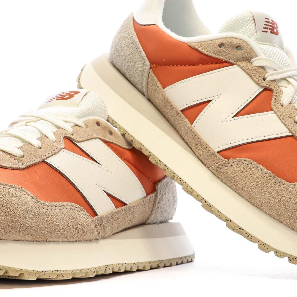 New Balance Baskets Écru/Orange Homme New Balance 237