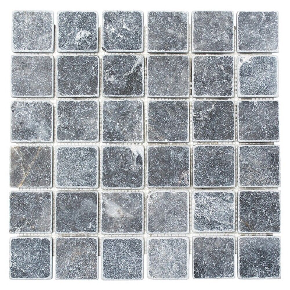 MOSAIKK NATURSTEIN NERO SVART 30,8X30,8CM