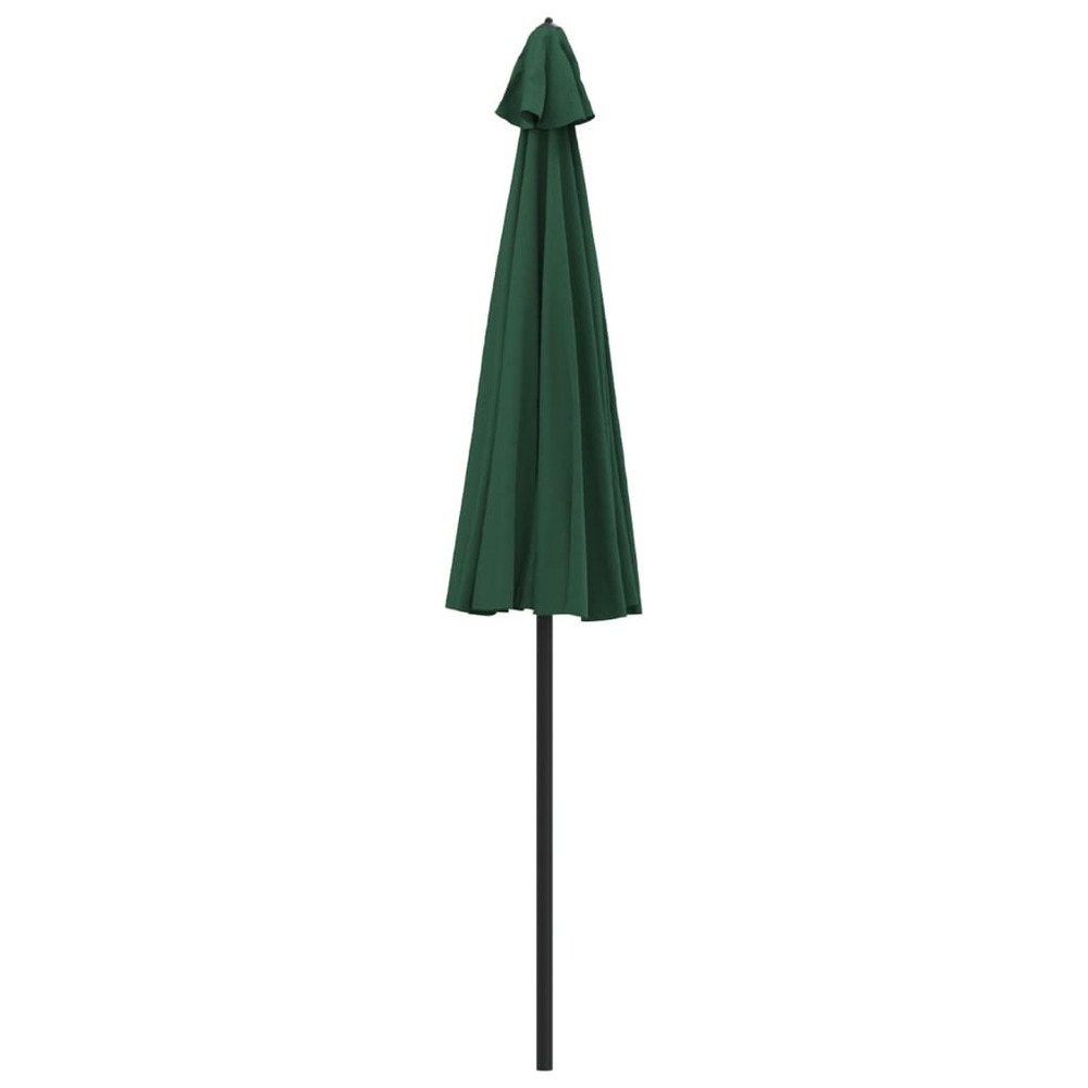Parasol d'e x térieur avec mât en aluminium 270 cm vert
