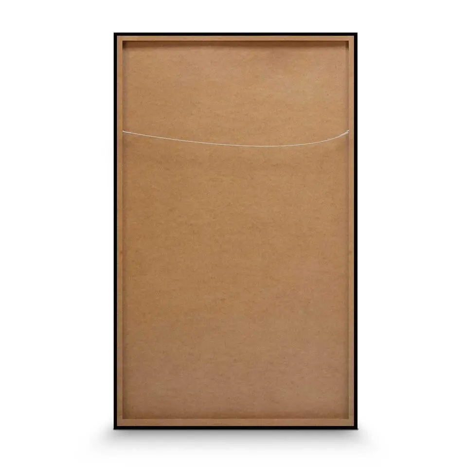 Art Frame Vrouw met goudkleurig detail - 118x70cm - Zwart-Wit