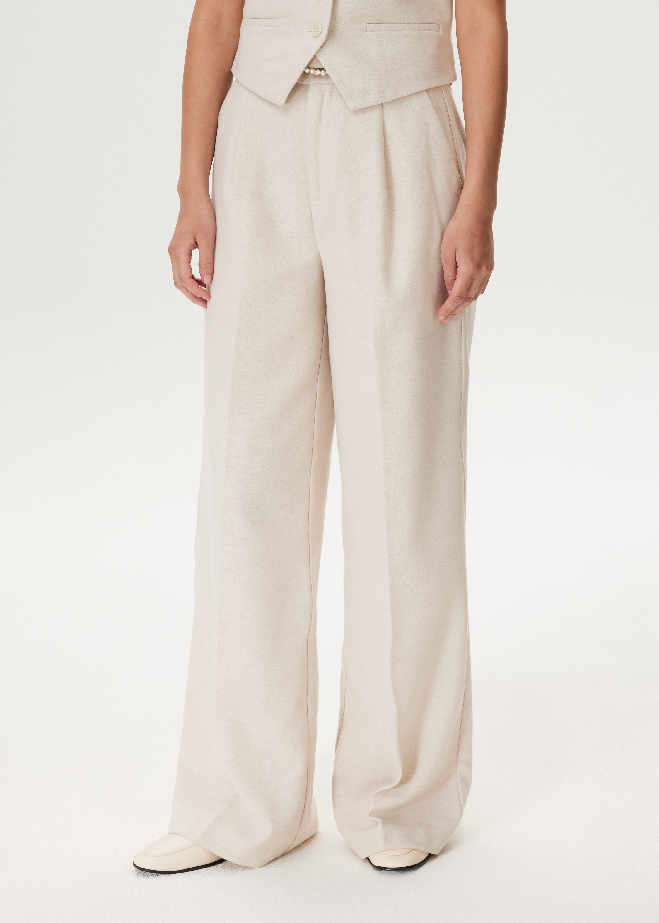 Broek van wollenmix