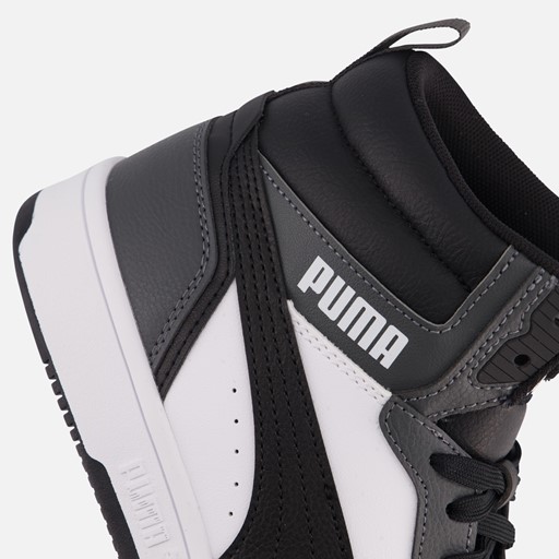 Puma Rebound v6 Sneakers grijs Imitatieleer