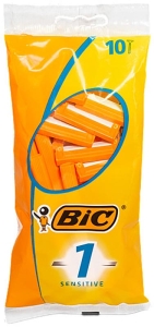 BIC 1 Sensitive Klingenrasierer, 10 Stück