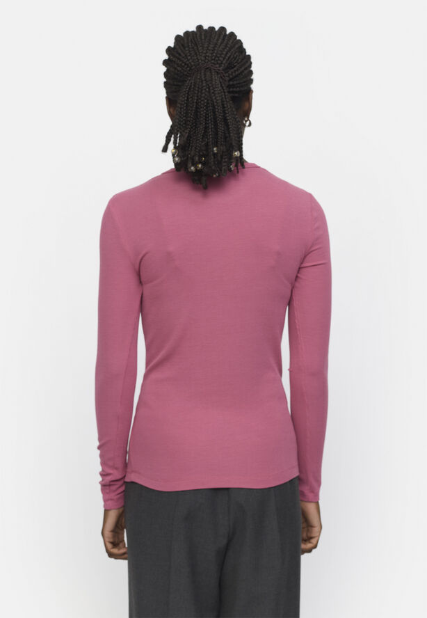 Soft Rebels SRFenja O-neck Top Rose wine