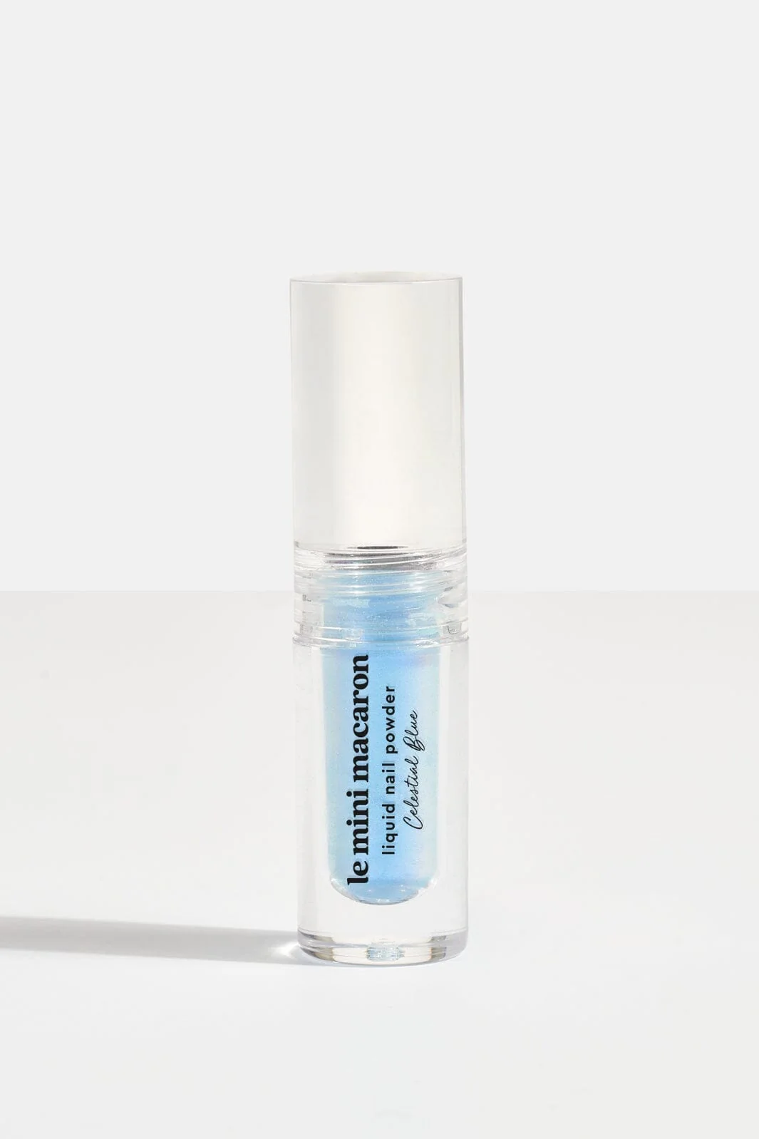 Le Mini Macaron Stardust Liquid Nail Powder celestial blue