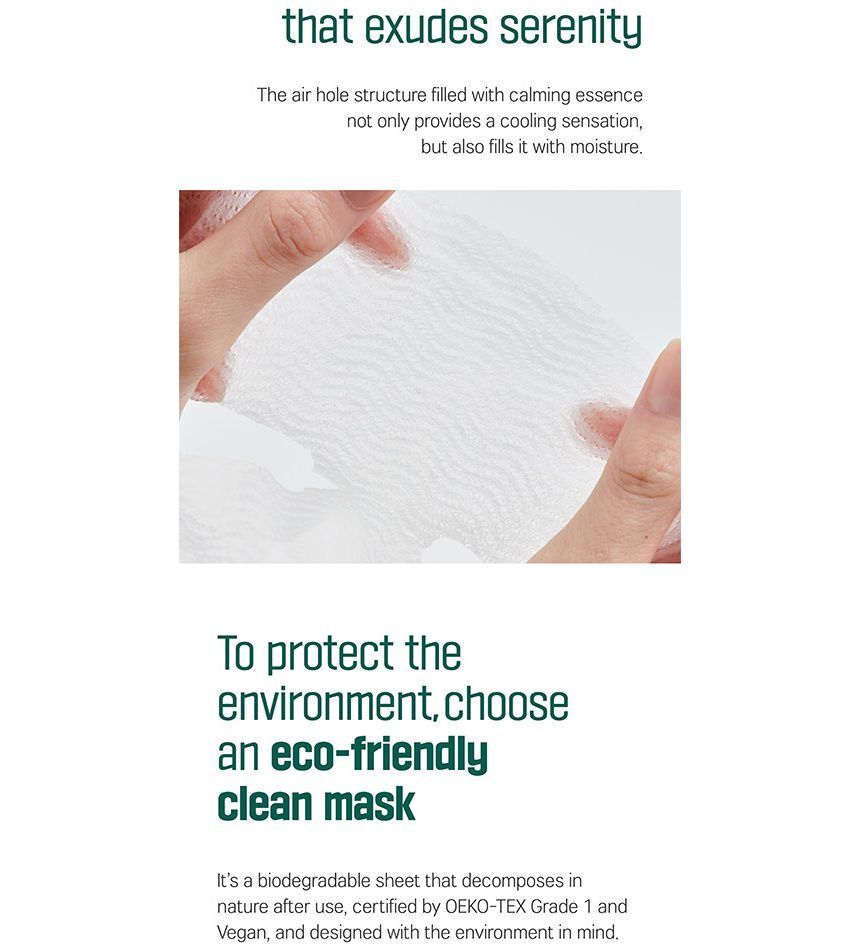 ROUND LAB - Kalmerend Cica Masker met Pijnboompitten