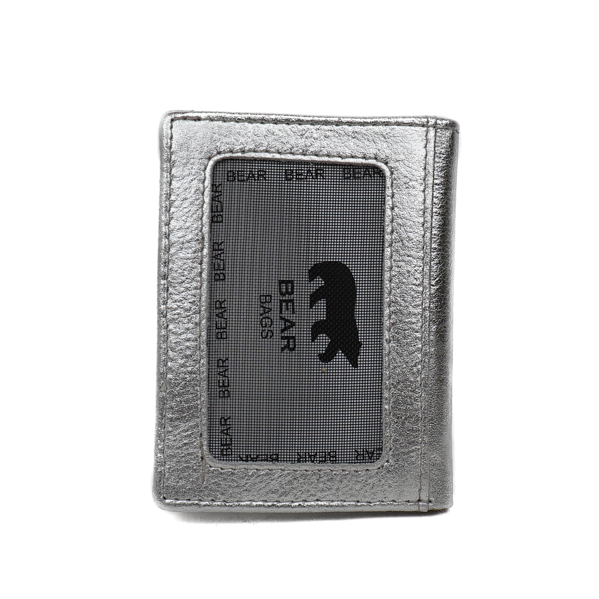 Pasjeshouder met briefgeldvak 'Cas' silver SILVER
