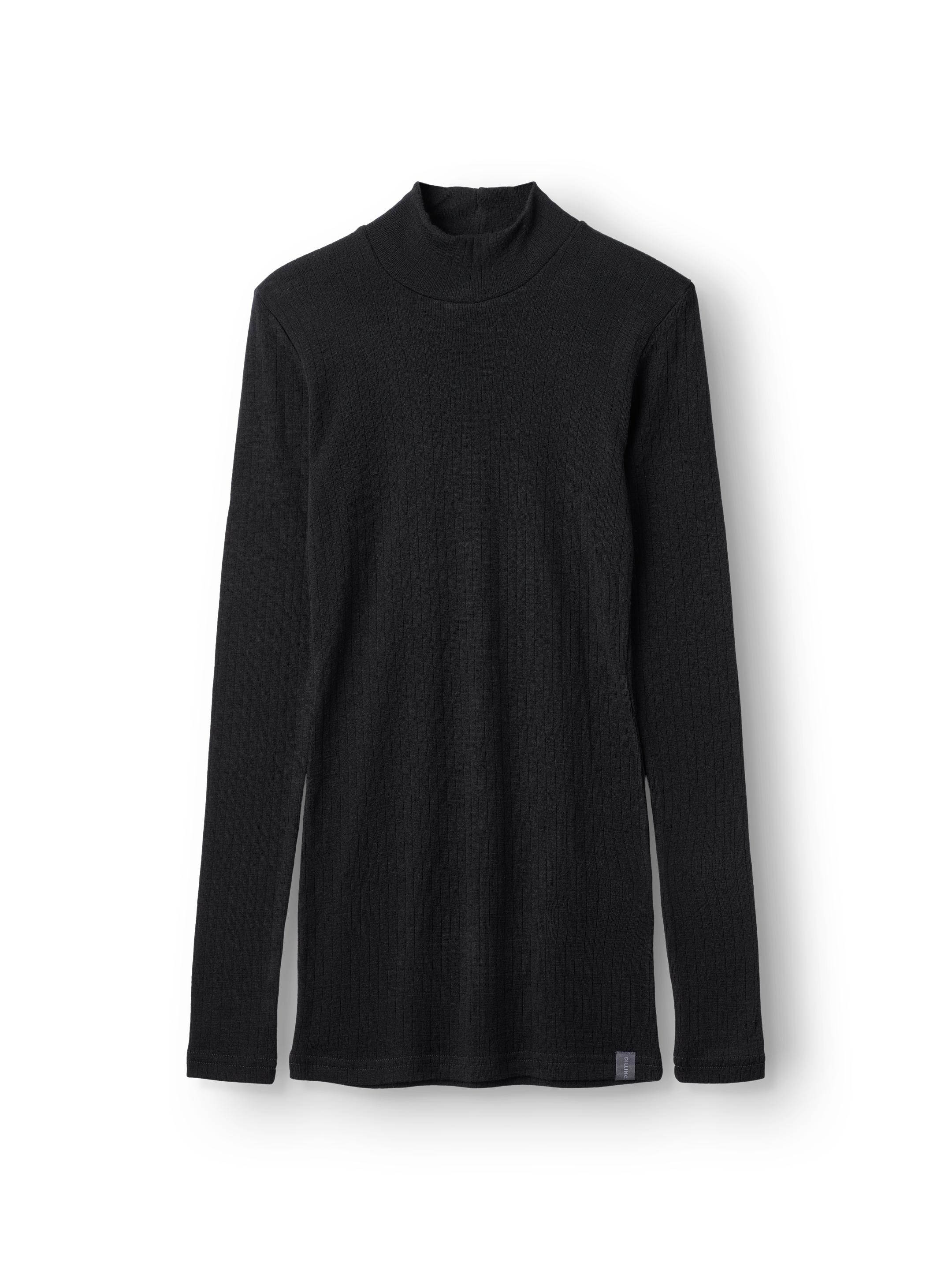 Shirt met hoge hals van merinowol voor dames