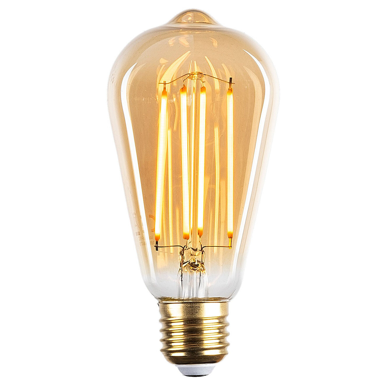 Opviq 6 Ampoules jaune chaud - 6.4x6.4x14.2 cm