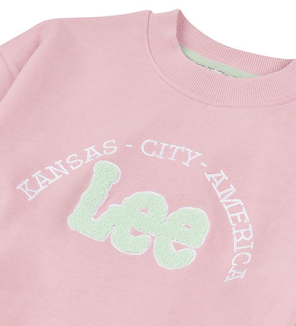 Lee Sweatshirt - Kansas-Grafik - Pink Nectar