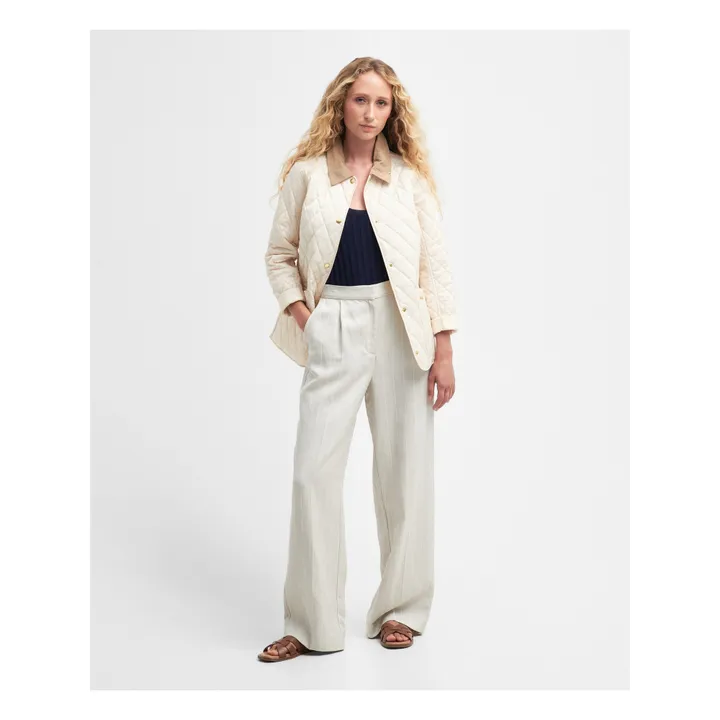 Barbour Veste Matelassée Annandale | Ecru