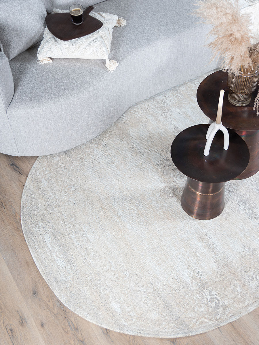 Vloerkleed Adel Medaillon beige 26001 - Ovaal 160 x 230 cm