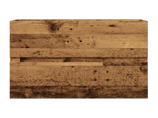 Armoire d'évier vieux bois 90x38,5x45 cm bois d'ingénierie