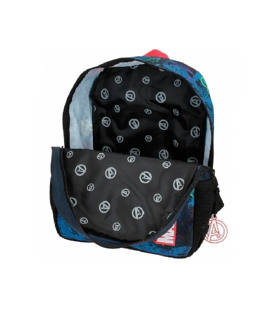 Mochila Joumma Marvel on the Warpath azul - 25x32x12cm -