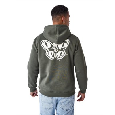 Sweatshirt à capuche homme Papillon Imprimé PROJECT X PARIS