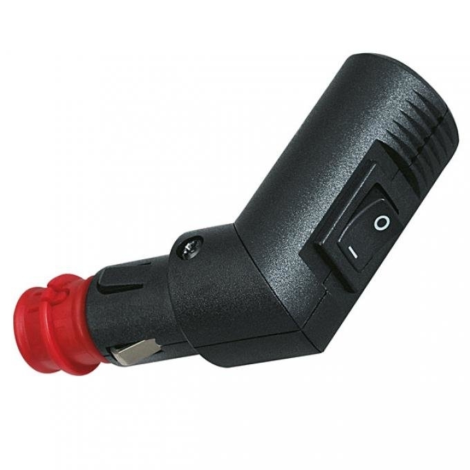 12-24 Volt winkelbarer Universalstecker mit Schalter