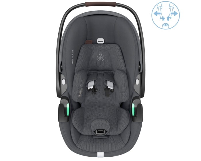 Oxford    Adapter   Pebble 360 Pro²   FamilyFix 360 Pro Bequeme Babywanne für Neugeborene |    Geräumiger Sitz und ergonomische Rückenlehne |    Intuitiv, kompakt zusammenklappbar |    Innovative SlideTech® Technologie |