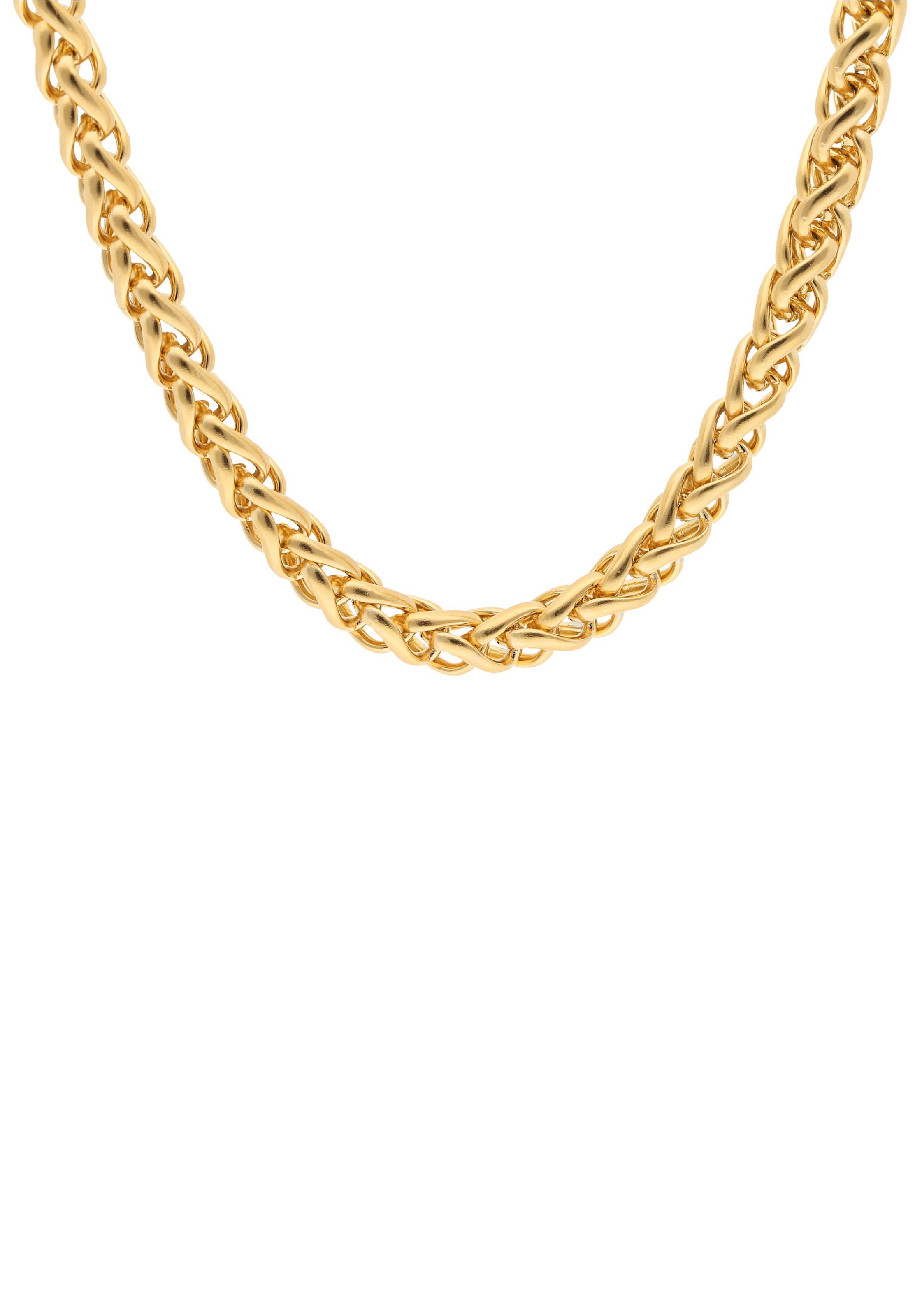 Firetti Edelstahlkette »Schmuck Geschenk Zopfkettengliederung, 6 mm breit«