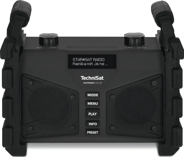 TechniSat DIGITRADIO 230 OD, Bærbar, Analog & digital, DAB , FM, 87,5 - 108 Mhz, 12 W, LCD