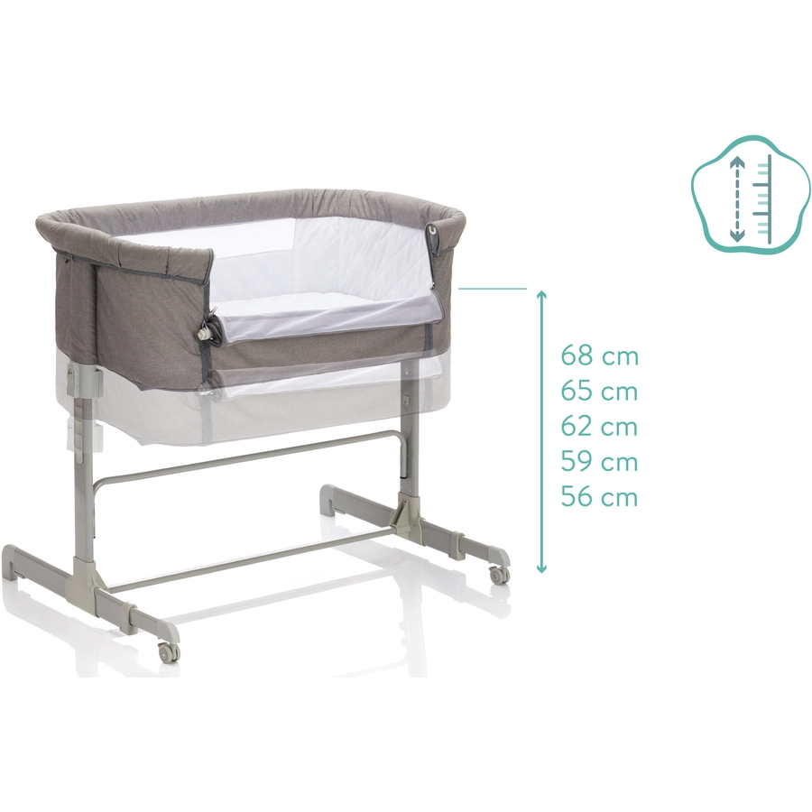 fillikid Beistellbett Relax Grau