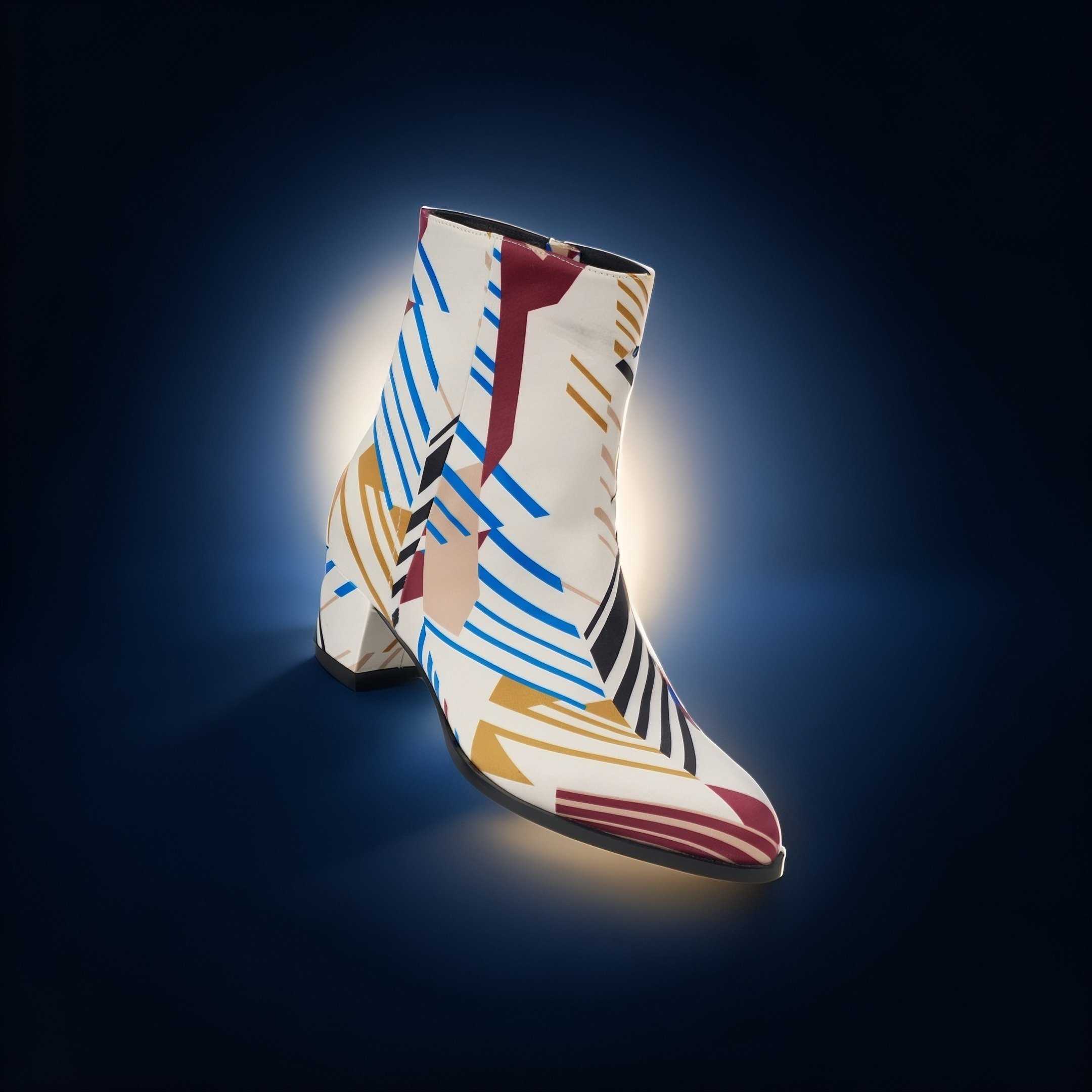 Modern Mosaic Lady Boot