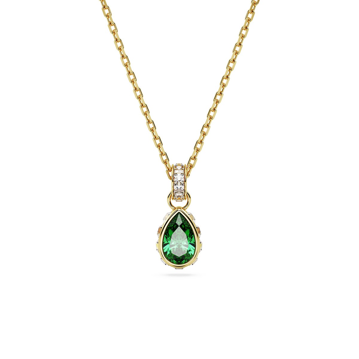 Collier Swarovski Stilla goutte verte